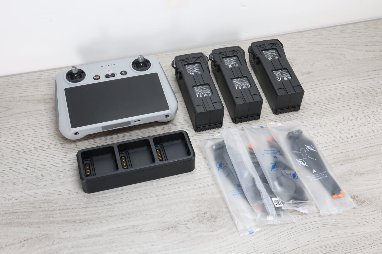 DJI Mavic 3 Pro with 3 batteries and DJI RC Controller
