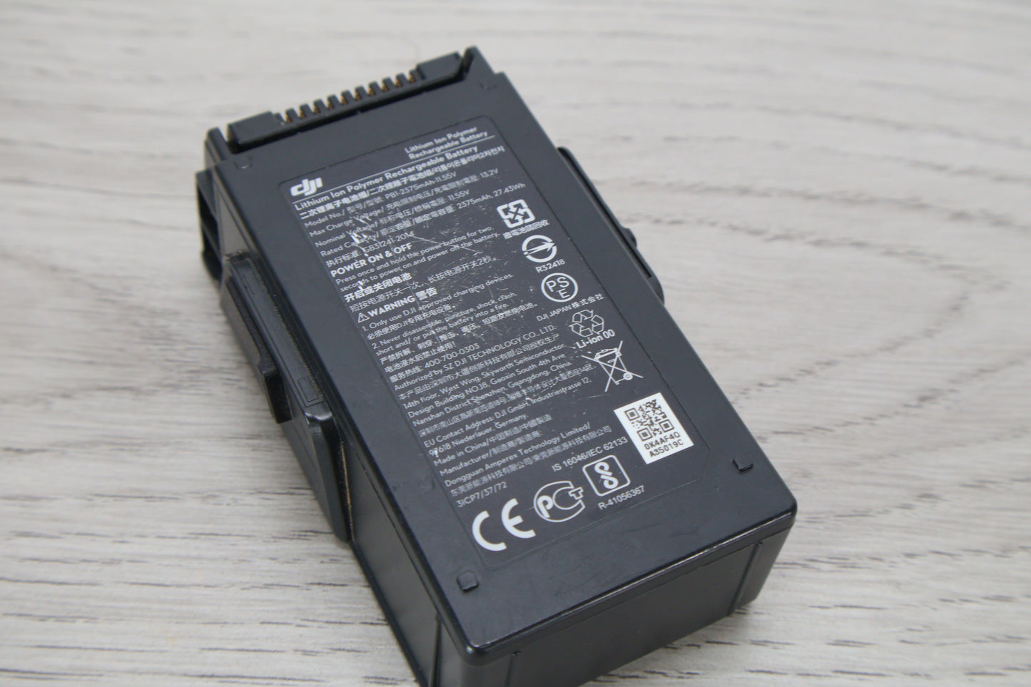 DJI Battery for the original DJI Mavic Air (10 charges)