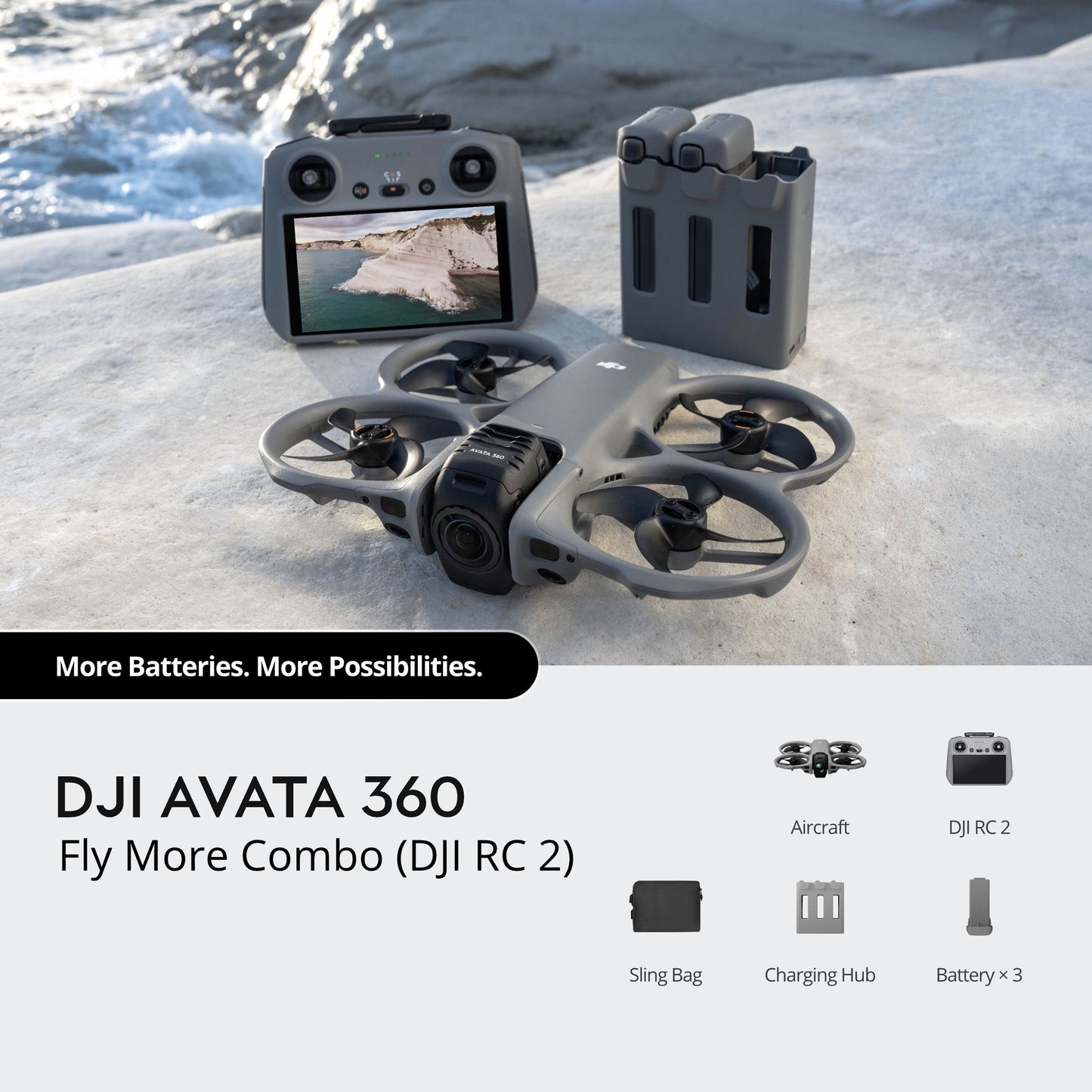 DJI Avata 360 Fly More Combo with DJI RC2 controller