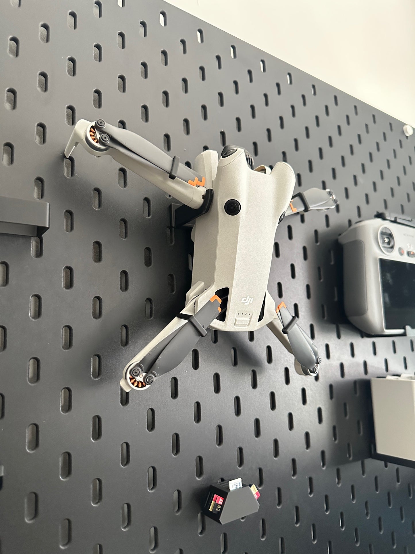 DJI Mini 4 Pro, Ikea Skadis Pegboard fixings and holders (BOARD NOT INCLUDED)