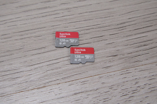 2 x Sandisk Ultra 128GB Micro SD card