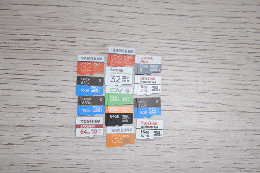 Selection of Micro SD Cards